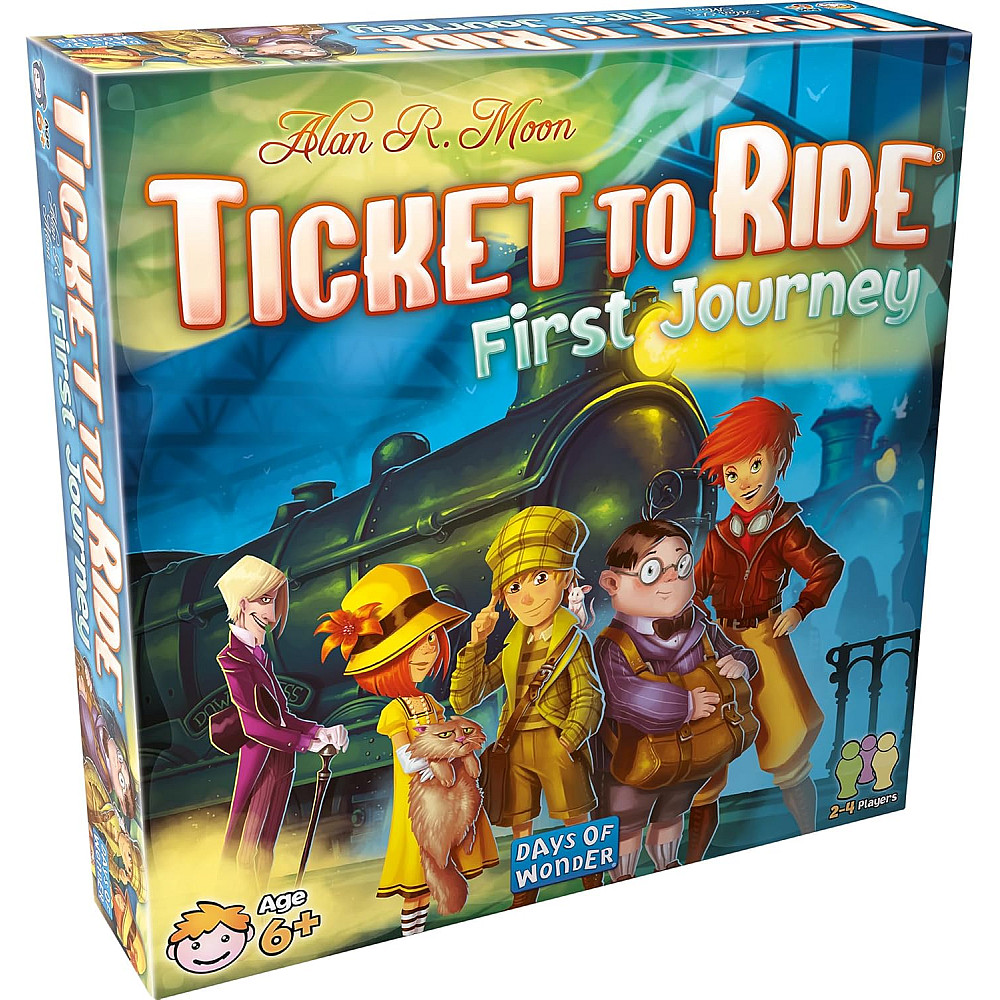 Buy Ticket To Ride First Journey Without Shrink Wrap Only At Board Games India Best Price